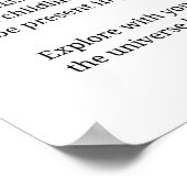 Nu is alles wat we hebben Be Cadeau gedicht poster (Hoek)