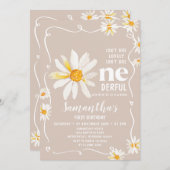 Nu is Daisy Flowers geen prachtige verjaardag Kaart (Voorkant / Achterkant)