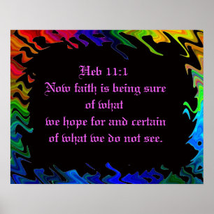 Nu is geloof zeker poster