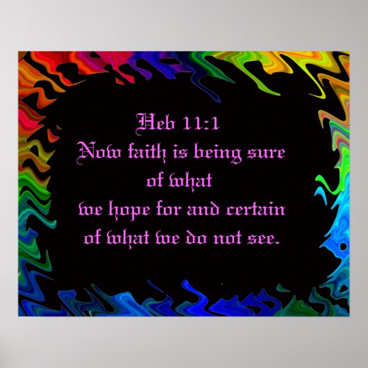 Nu is geloof zeker poster (Voorkant)