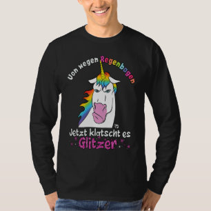 Nu is het glinsterende woeste eenhoorn met mok t-shirt