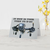 Nu is het jouw beurt om B-25! Kaart (Gele Bloem)
