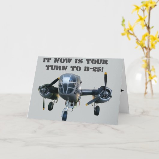 Nu is het jouw beurt om B-25 te vliegen! Kaart (Gele Bloem)