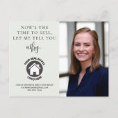 Nu is het tijd om de verkoop van onroerend goed te briefkaart (Voorkant)