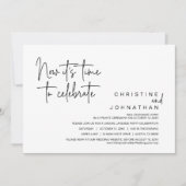 Nu is het tijd om een huwelijksfeest te vieren kaart (Voorkant)