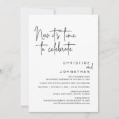 Nu is het tijd om een huwelijksfeest te vieren kaart (Voorkant)