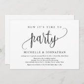 Nu is het Tijd om te Feesten, Na de Trouwdag Kaart (Voorkant / Achterkant)