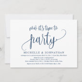 Nu is het Tijd om te Feesten, Uitnodiging voor na  (Voorkant)