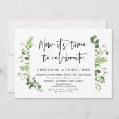 Nu is het tijd om te vieren, Trouw Elopement Kaart (Voorkant)