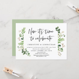 Nu is het tijd om te vieren, Trouw Elopement Kaart