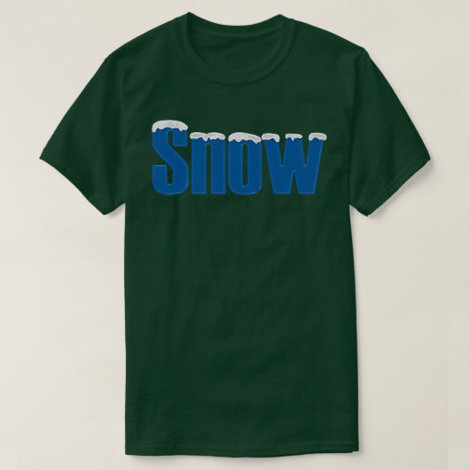 Nu is het winter t-shirt (Design voorkant)