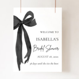 Nu is ze Tying the Knot Vrijgezellenfeest Welkom Poster