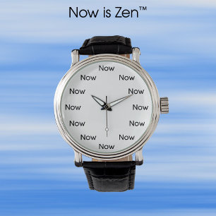 Nu is Zen™ - Mindfulness Taoïstisch Boeddhistisch Horloge