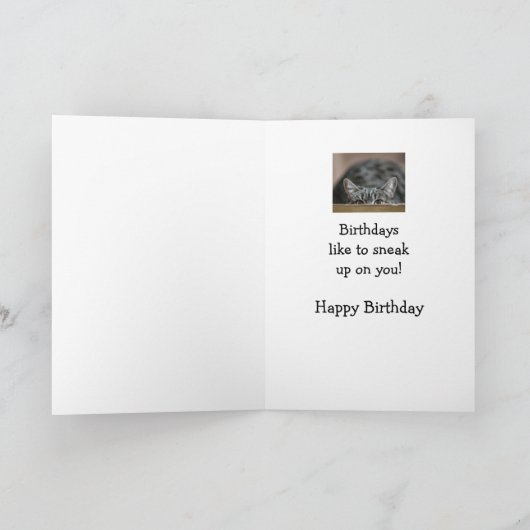 Nu je 50 jaar oud bent... ben je 50 jaar oud. kaart (Binnen)