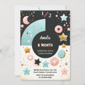 Nu Jongen Meisje 6 Maand Half Jaar Party Half Verj Kaart (Voorkant)