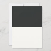 Nu Jongen Meisje 6 Maand Half Jaar Party Half Verj Kaart (Achterkant)