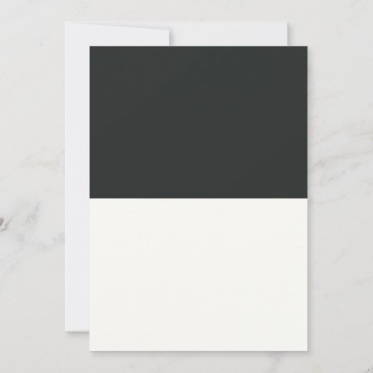 Nu Jongen Meisje 6 Maand Half Jaar Party Half Verj Kaart (Achterkant)