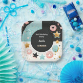 Nu Jongen Meisje 6 Maand Half Jaar Party Half Verj Papieren Bordje (Feest)