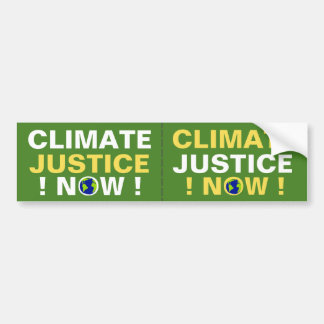 NU KLIMAATRECHT! BUMPERSTICKER