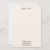 Nu kreeft strand oceaan zomer New Orleans bruiloft Kaart (Achterkant)