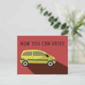 Nu kunt u rijden - Briefkaart (Staand voorkant)