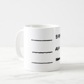 Nu kunt u spreken over koffie-Mok Koffiemok (Voorkant links)