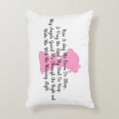 "Nu laat ik me naar de slaapstand" ACCENT PILLOW Decoratief Kussen (Voorkant(Verticaal))