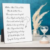 Nu laat ik me neerslapen fotoplaat (Zijkant)