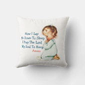 Nu laat ik me neerslapen Kinderen bidden Kussen (Achterkant)