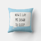 Nu laat ik me neerslapen. kussen (Achterkant)