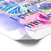 "Nu laat ik me omlaag om te slapen" Art Print (Hoek)