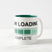 Nu laden tweekleurige koffiemok (Voorkant rechts)