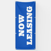 Nu leasebanner spandoek (Verticaal)