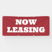 Nu leasebanner spandoek (Horizontaal)