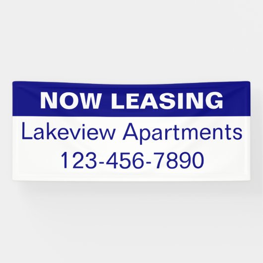 Nu leasen Blue & White appartement Gemeenschapsnaa Spandoek (Horizontaal)