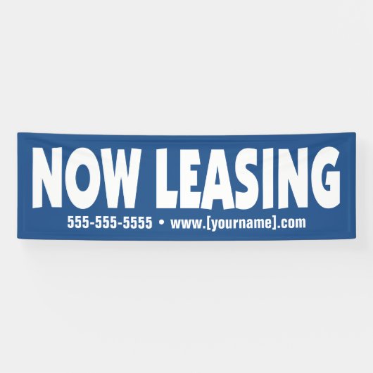 Nu leasinggebanner spandoek (Horizontaal)