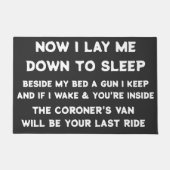 NU LEG IK ME NEER IN SLAAP DEURMAT (Voorkant)