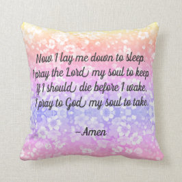 Nu leg ik me neer op bedtijd-gebed-pilaar omkeerba kussen