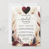 Nu Maroon Traditional Herfst Bourgondië Vrijgezell Kaart (Voorkant)