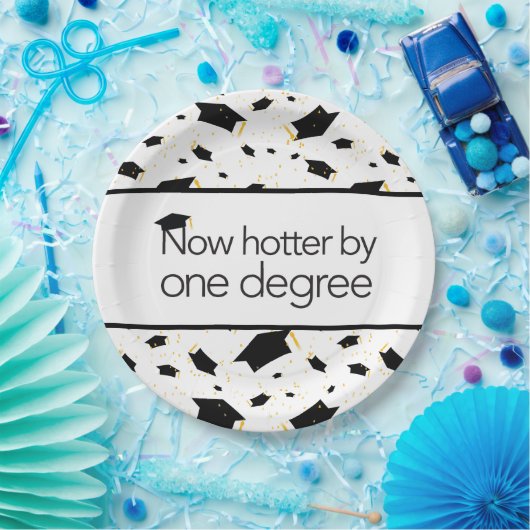 Nu met één graad warmer met achtergrondpapier Bord (Feest)