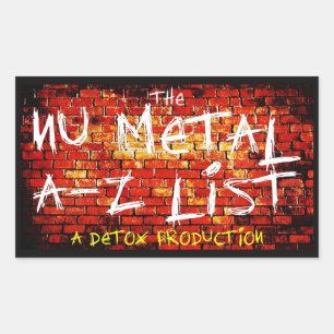 Nu Metal A-Z Lijst Stickers