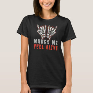 Nu Metal laat me Alive Devil of Hand Horns S voele T-shirt