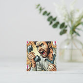 Nu meteen! contactkaartje (Staand voorkant)