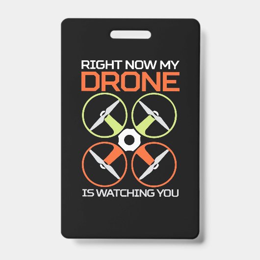 Nu meteen mijn drone badge (Voorzijde)