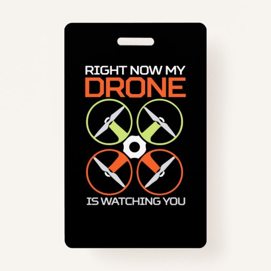 Nu meteen mijn drone badge (Voorkant)