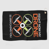 Nu meteen mijn drone golfhanddoek (Horizontaal)