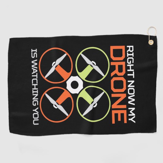 Nu meteen mijn drone golfhanddoek (Horizontaal)