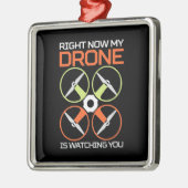 Nu meteen mijn drone metalen ornament (Links)