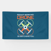 Nu meteen mijn drone spandoek (Horizontaal)