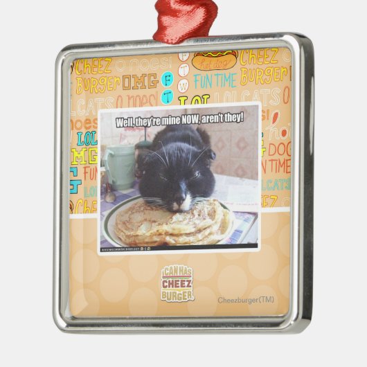 Nu mijn metalen ornament (Links)